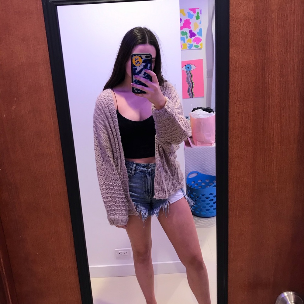 knit cardigan